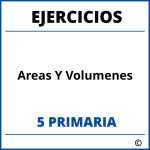 Ejercicios Areas Y Volumenes 5 Primaria PDF