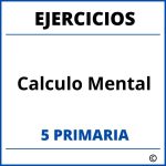 Ejercicios Calculo Mental 5 Primaria PDF