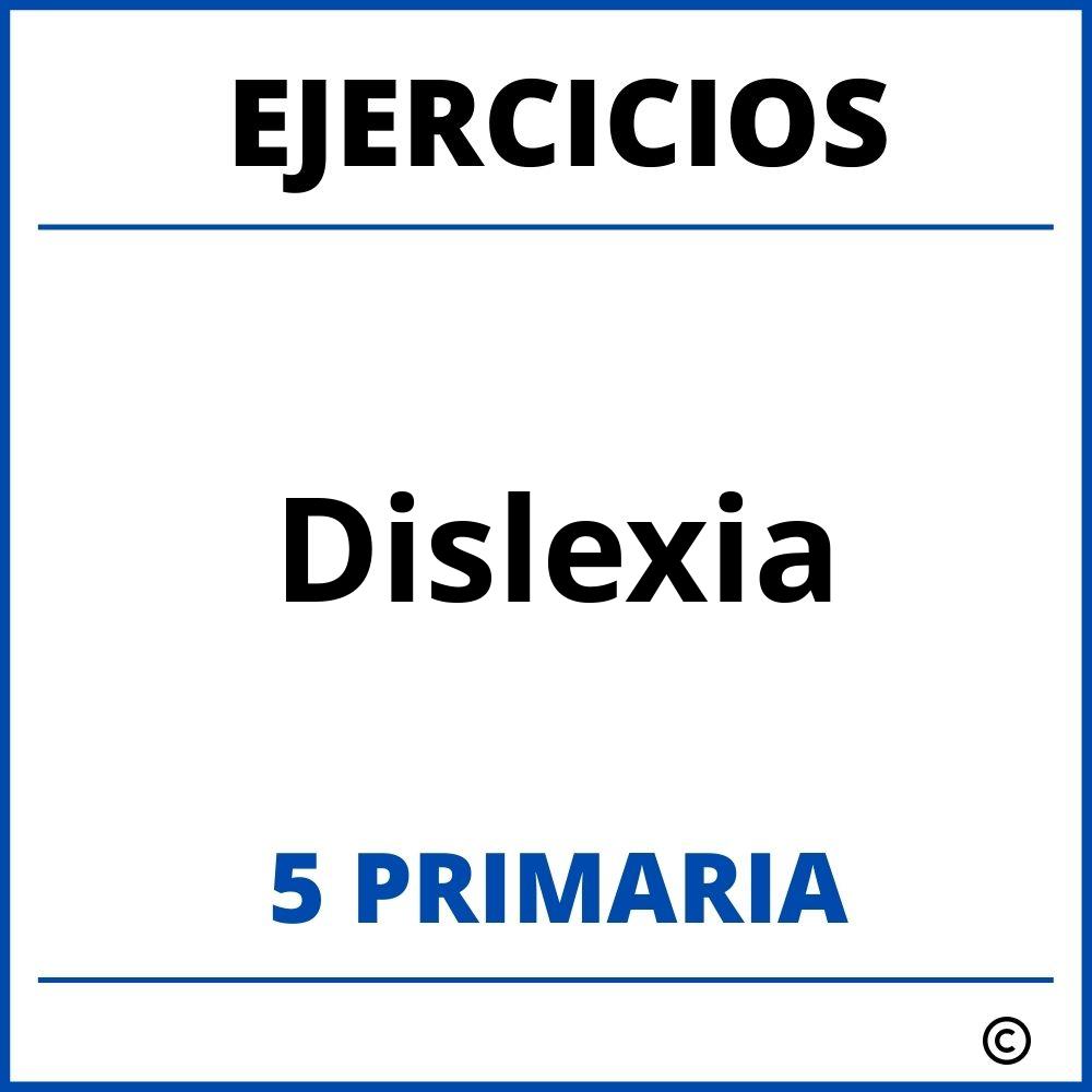 Ejercicios Dislexia 5 Primaria PDF