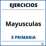 Ejercicios Mayusculas 5 Primaria PDF