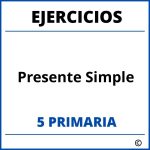 Ejercicios Presente Simple 5 Primaria PDF