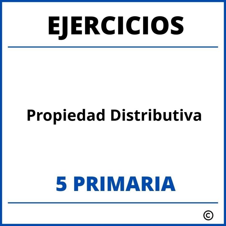 Ejercicios Propiedad Conmutativa Asociativa Y Distributiva Primaria Pdf