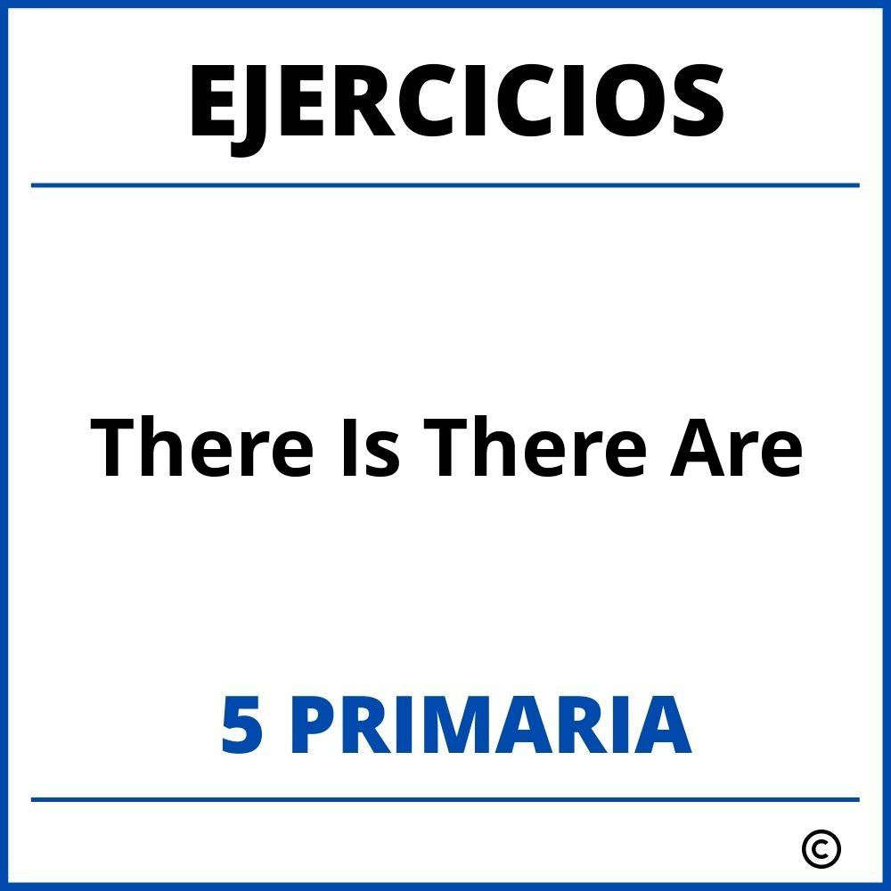 Ejercicios There Is There Are 5 Primaria PDF